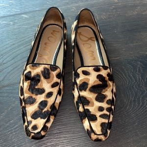 leopard loafers